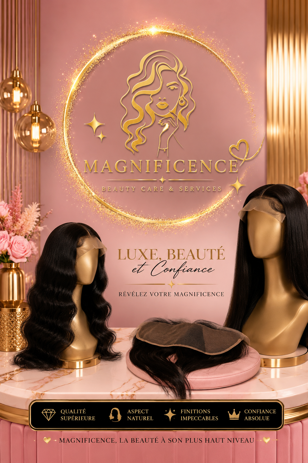 Magnificence Hair Collection — perruques et lace frontals premium